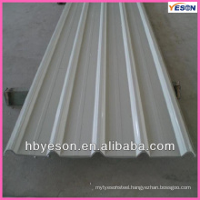 Formed roofing panel/0.3mm Wavy Steel Roofing Sheets/prepainted roof sheets white